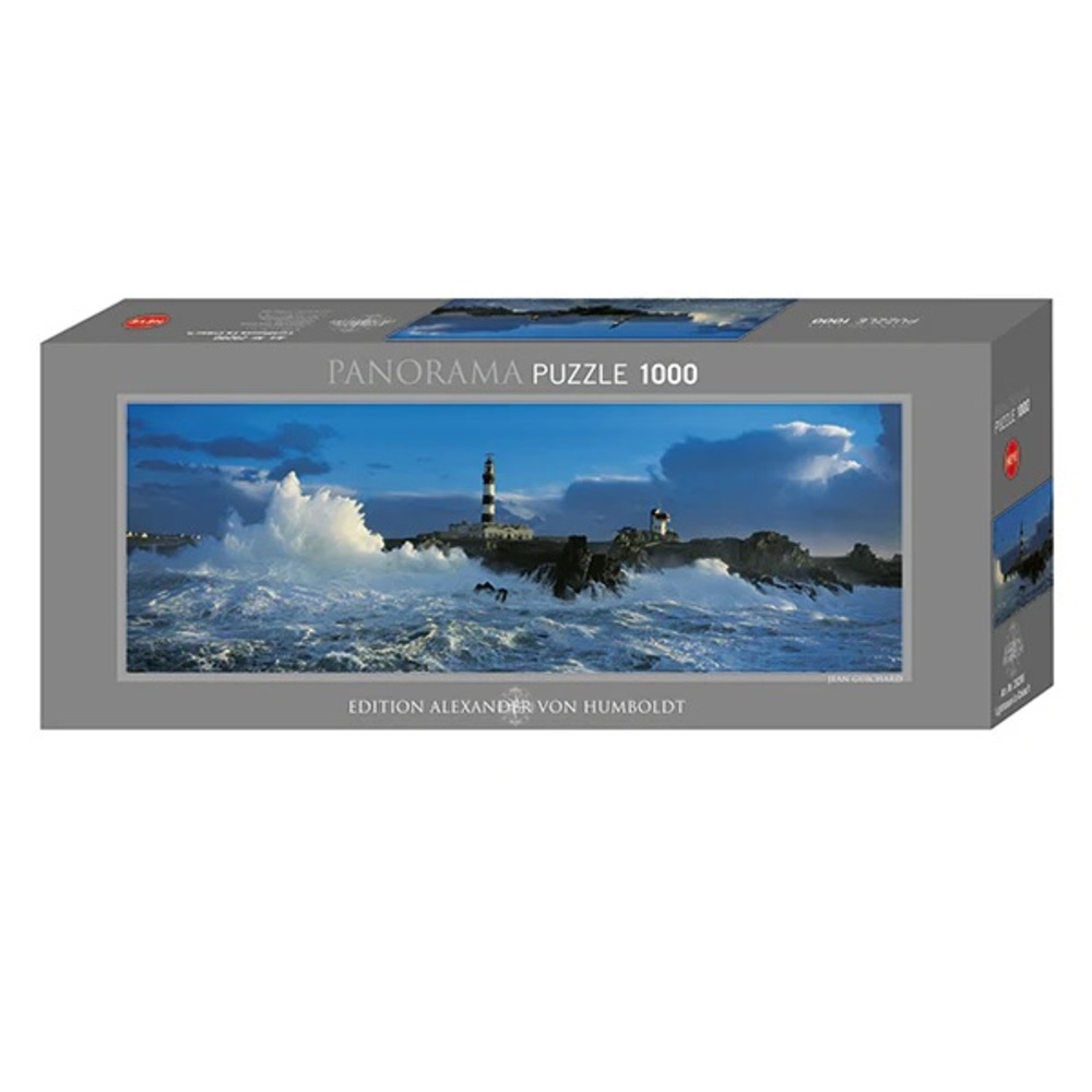 Panorama Puzzle 1000 Pieces - Lighthouse by Edition Alexander von Humboldt - EUC